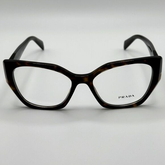 PRADA Eyeglasses PR18WV 2AU101 Tortoise Demo Lens Women NEW - Picture 3 of 12